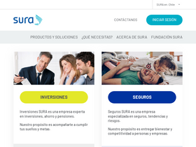 'sura.cl' screenshot