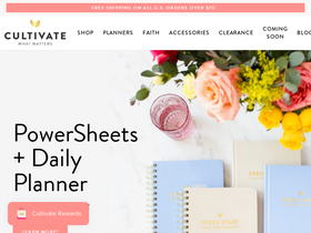 'cultivatewhatmatters.com' screenshot