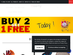 ozerty-usa.com website screenshot