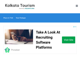 'kolkatatourism.travel' screenshot