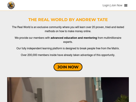 'taterealworld.com' screenshot