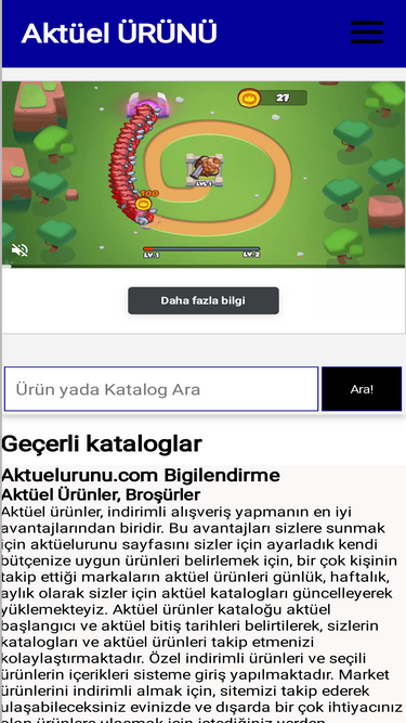 aktuelurunu.com
