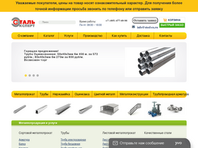 'steel-ex.ru' screenshot