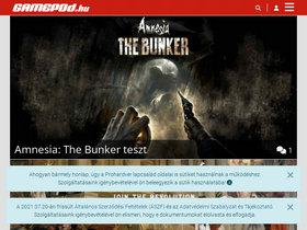 'gamepod.hu' screenshot