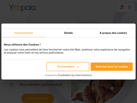 'yoopala.com' screenshot