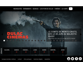 'dulaccinemas.com' screenshot