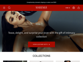 'mariemur.com' screenshot