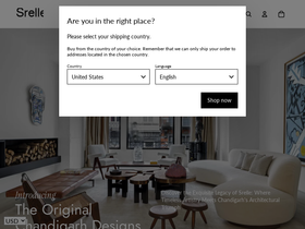 Srelle homepage screenshot