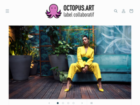 octopus-art.com homepage screenshot