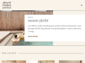'almostmakesperfect.com' screenshot