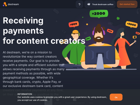 'destream.net' screenshot
