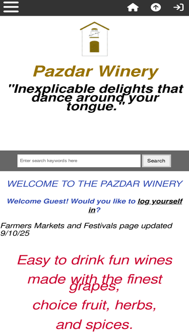 pazdarwinery.com