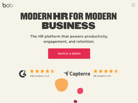 'hibob.com' screenshot