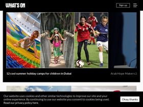 'whatson.ae' screenshot