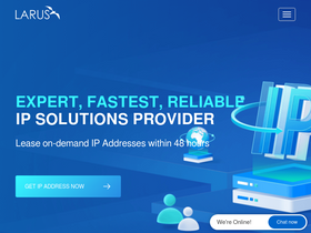 'larus.net' screenshot