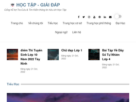 'luyenhoc.edu.vn' screenshot