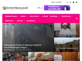 'bantennews.co.id' screenshot