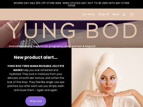 Yung Bod website screenshot