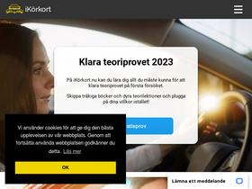 'ikorkort.nu' screenshot