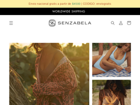 senzabela.com homepage screenshot