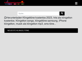 'klingeltonekostenlos.de' screenshot