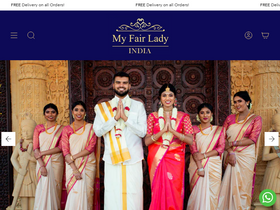 myfairlady.co.in homepage screenshot