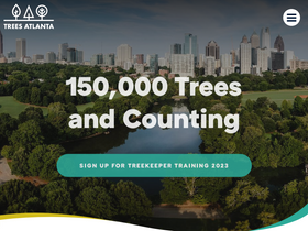 'treesatlanta.org' screenshot