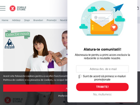 'zorilestore.ro' screenshot