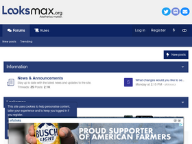 'looksmax.org' screenshot