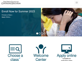 'sdcce.edu' screenshot