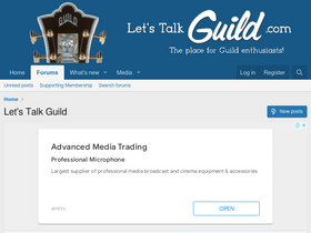 'letstalkguild.com' screenshot