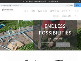 'makerpipe.com' screenshot