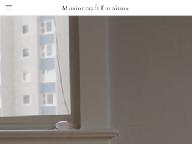 missioncraftfurniture.com homepage screenshot