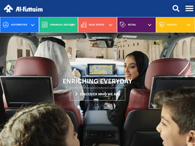 'alfuttaim.com' screenshot