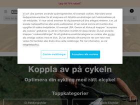 'bikester.se' screenshot
