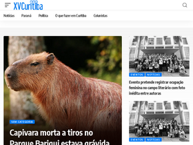 'xvcuritiba.com.br' screenshot