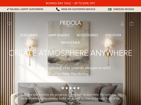 Pridola Design website screenshot