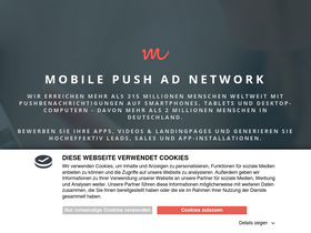 'mobileadvertise.de' screenshot