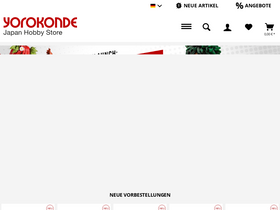 'yorokonde.de' screenshot