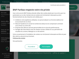 'mabanquepro.bnpparibas' screenshot