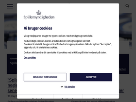 'spillemyndigheden.dk' screenshot