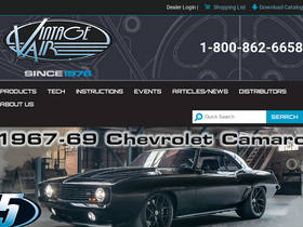 'vintageair.com' screenshot