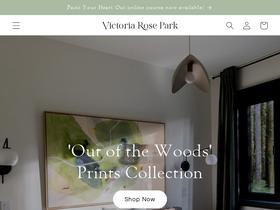 victoriarosepark.com homepage screenshot