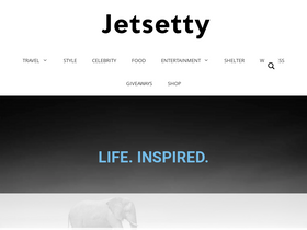 'jetsetty.com' screenshot