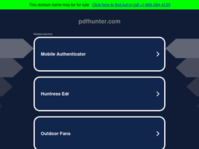 'pdfhunter.com' screenshot