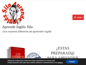 'aprendeinglessila.com' screenshot