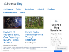 'eveloce.scienceblog.com' screenshot