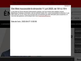 'enap.ca' screenshot