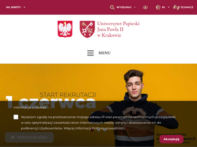 'upjp2.edu.pl' screenshot
