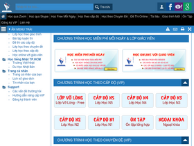 'lophoctiengnhat.com' screenshot